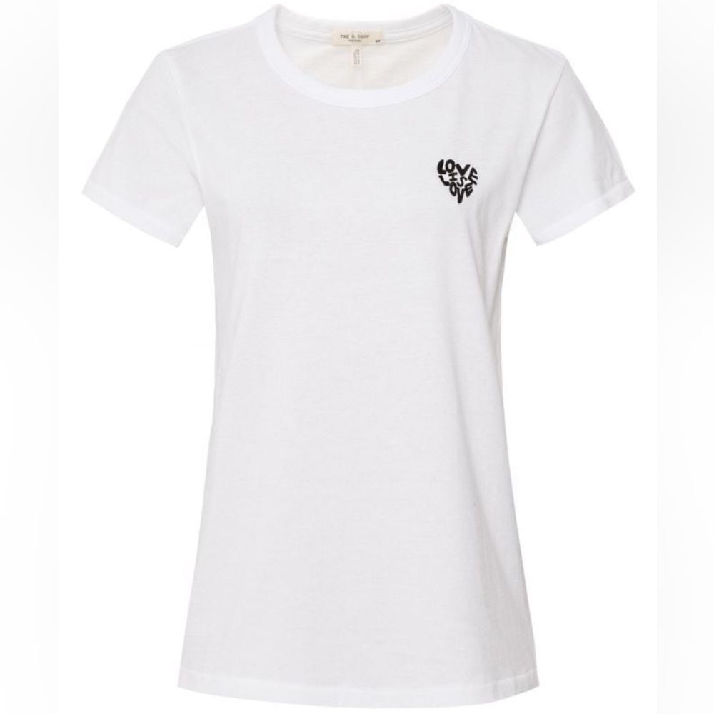 Rag & Bone Love Is Love Tee 100% Organic Cotton XS